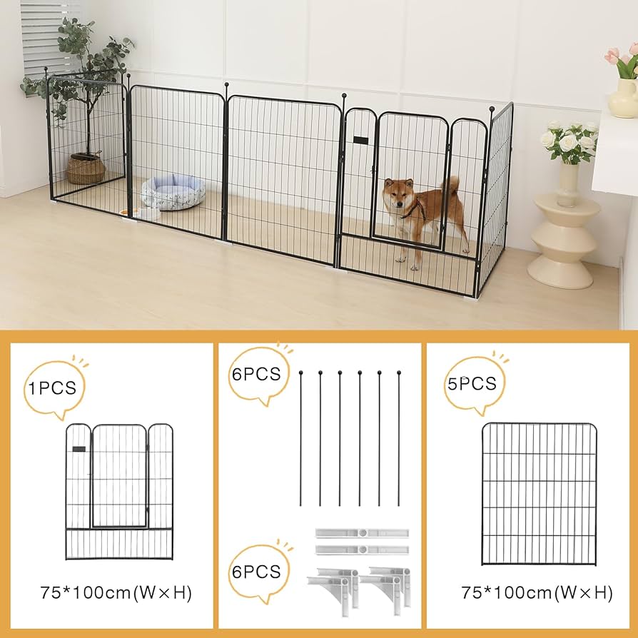 セレナ　shinyeverペットサークル Amazon | Shinyever ペットサークル 犬 ゲージ 中型犬 ドア付き